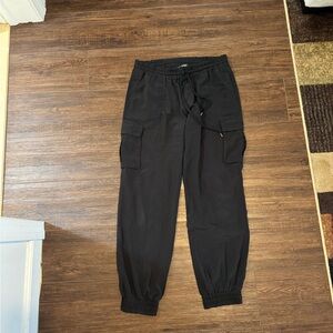 Ralph Lauren Black Cargo Jogger Pants